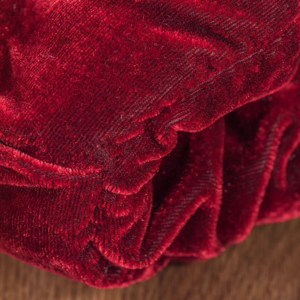 Shop For 60in Plush Wine Velvet Christmas Tree Skirt