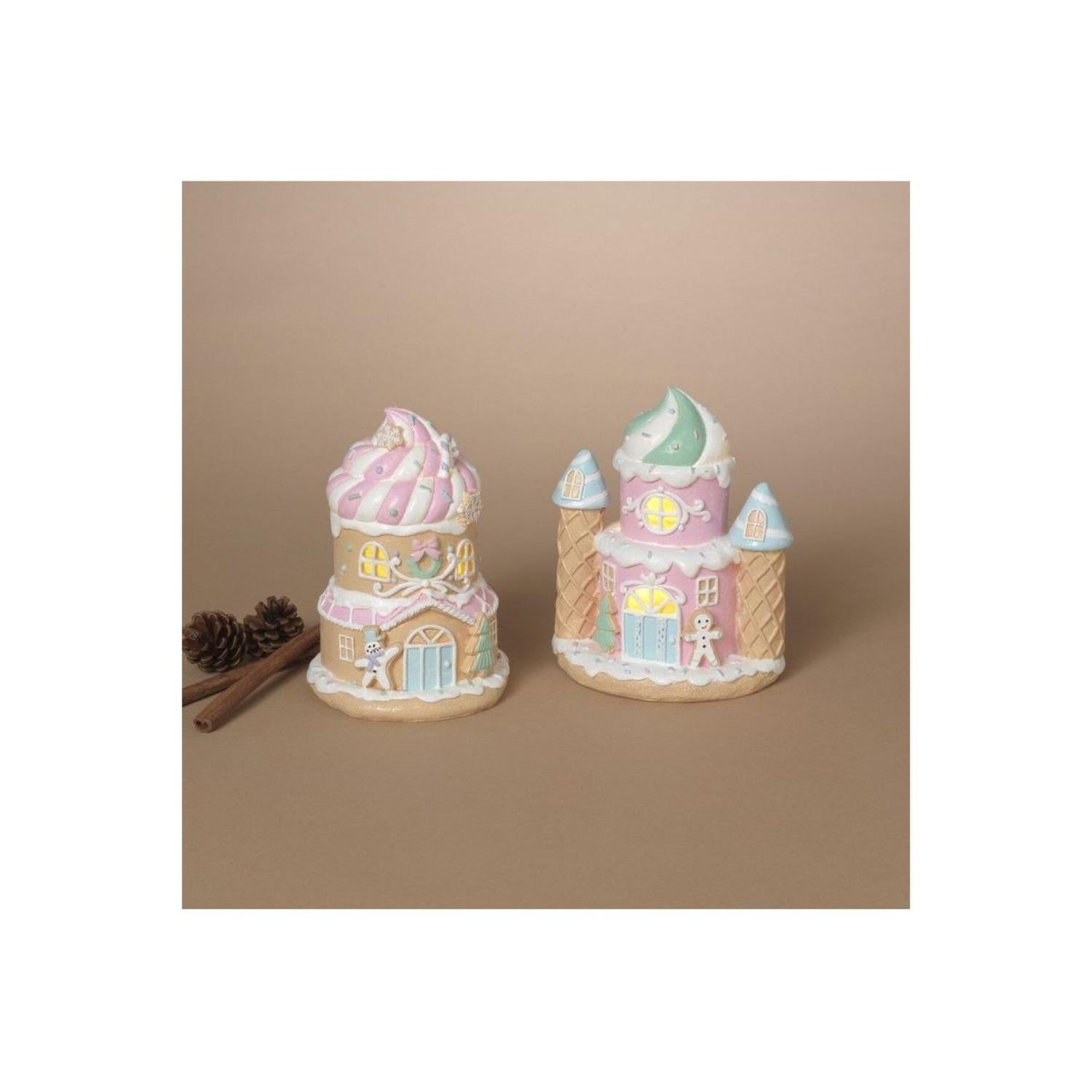 Shop For 6.5" Lighted Resin Holiday Ice Cream House