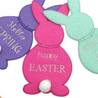Shop For 6.5in Felt Embroidery Easter Rabbit Clips (Set of 3)