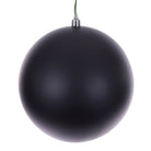 Shop For 6in Black Matte Seamless Ornament Balls (Set of 6)
