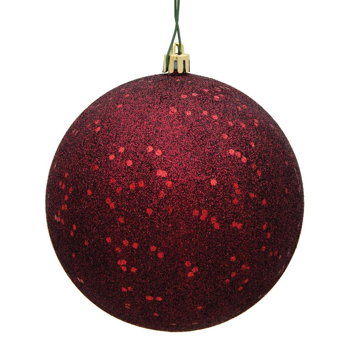 Shop For 6in Burgundy Christmas Ornament Assortment (Set of 4)