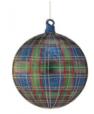 Shop For 6in Green Blue Tartan Plaid Ornament