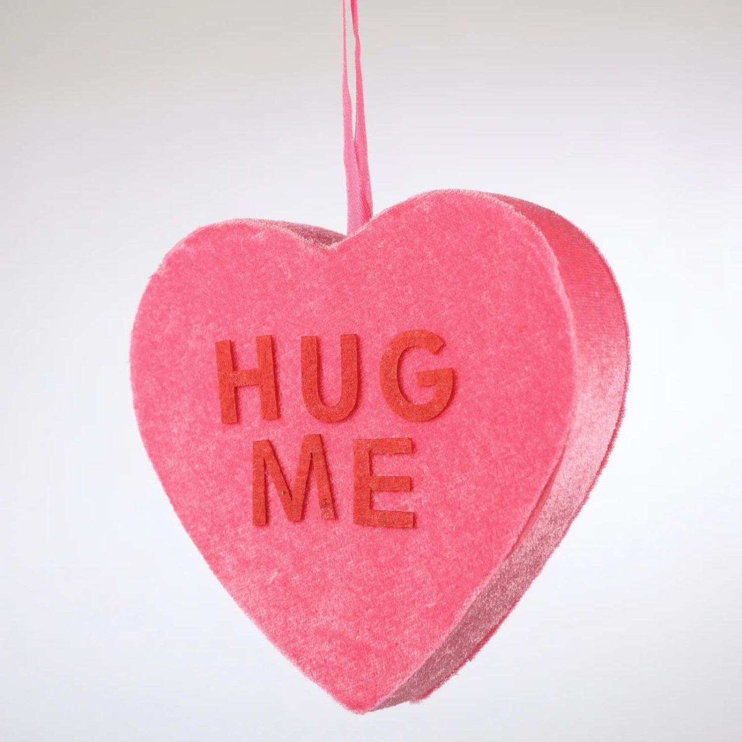 Shop For 6in Hug Me Hanging Heart: Pink