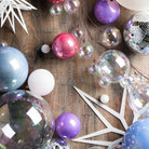 Shop For 6in Lavender Pearl UV Drilled Ball Ornament (4 pack)