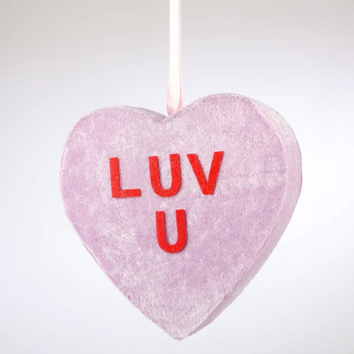 Shop For 6in Luv U Hanging Heart: Lt. Purple
