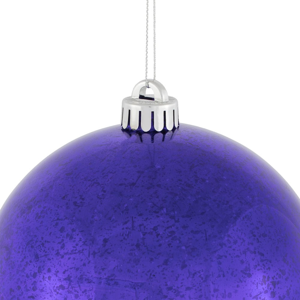 Shop For 6in Purple Mercury Ball Ornament, 4 per Bag