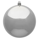 Shop For 6in Silver Shiny Ball Ornaments (4 pack)