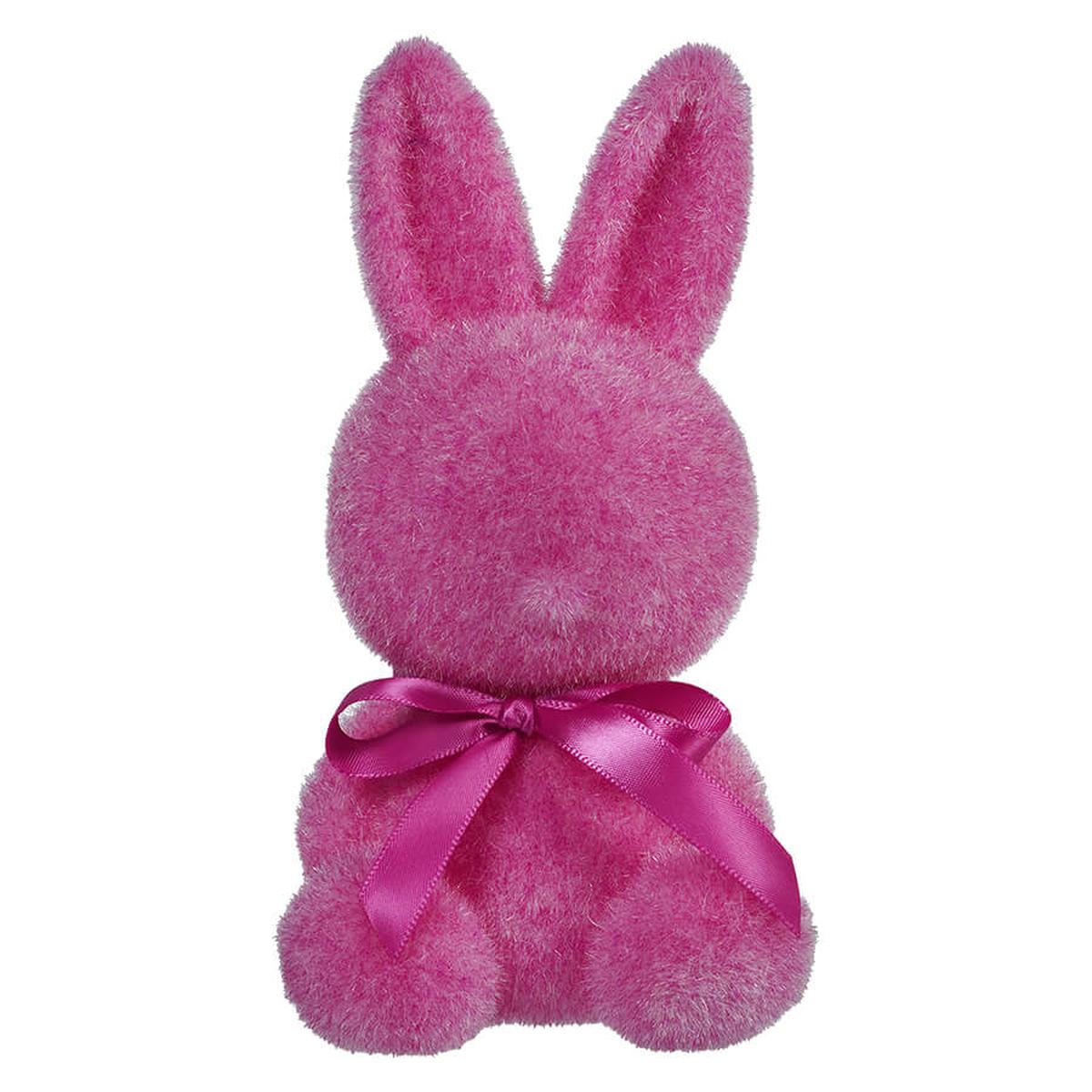 Shop For 7" Flocked Sitting Bunny (Assorted Colors)