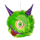 Shop For 7" Furry Monster Ornament: Green