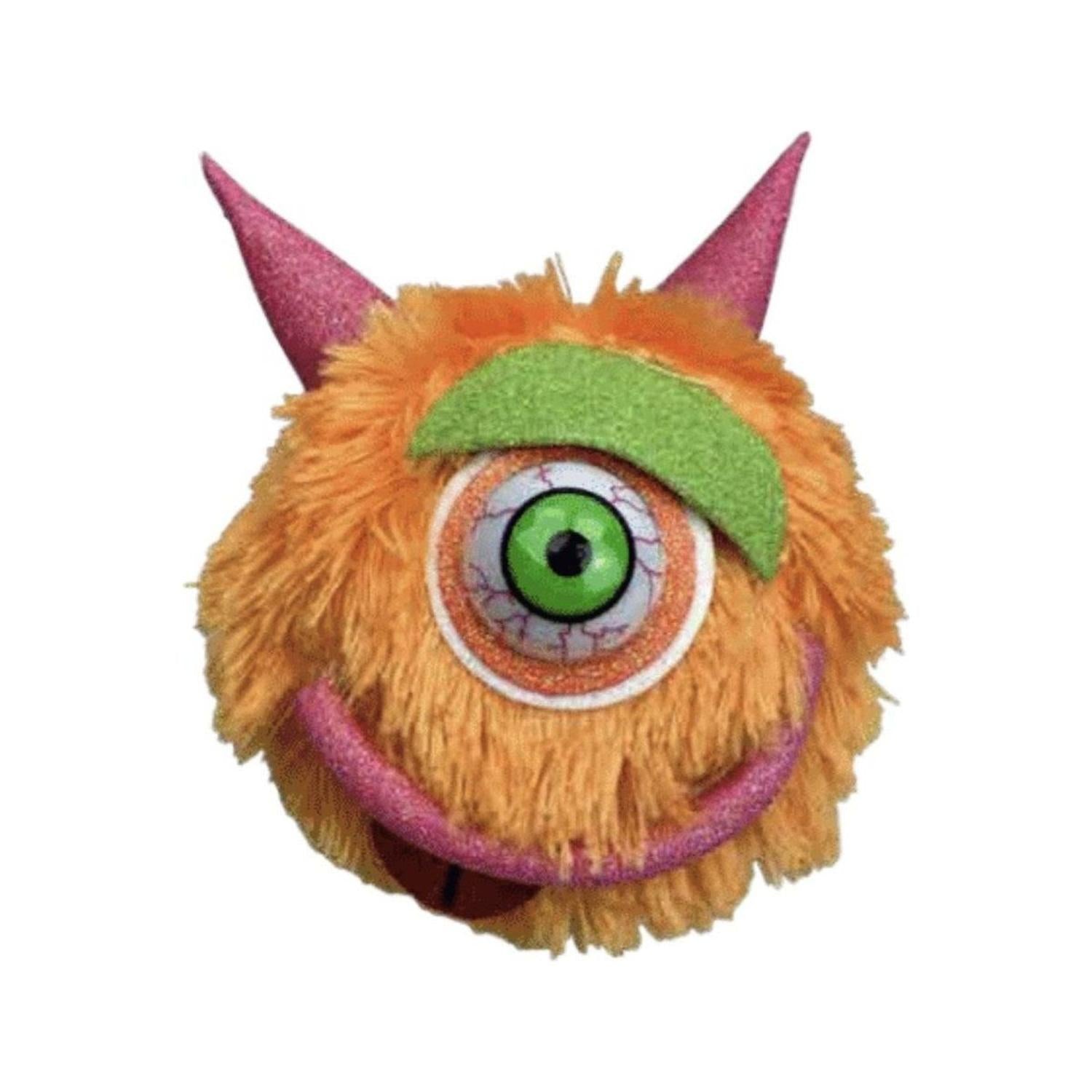 Shop For 7" Furry Monster Ornament: Orange