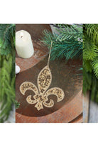 Shop For 7" Jeweled Glitter Fleur De Lis Ornament