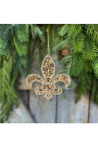 Shop For 7" Jeweled Glitter Fleur De Lis Ornament