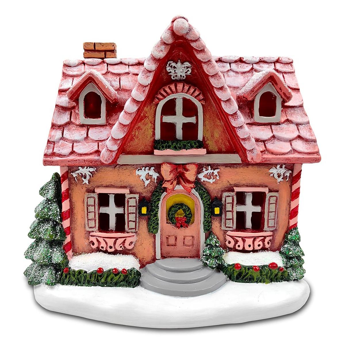 Shop For 7" LED Gingerbread Home Figurine