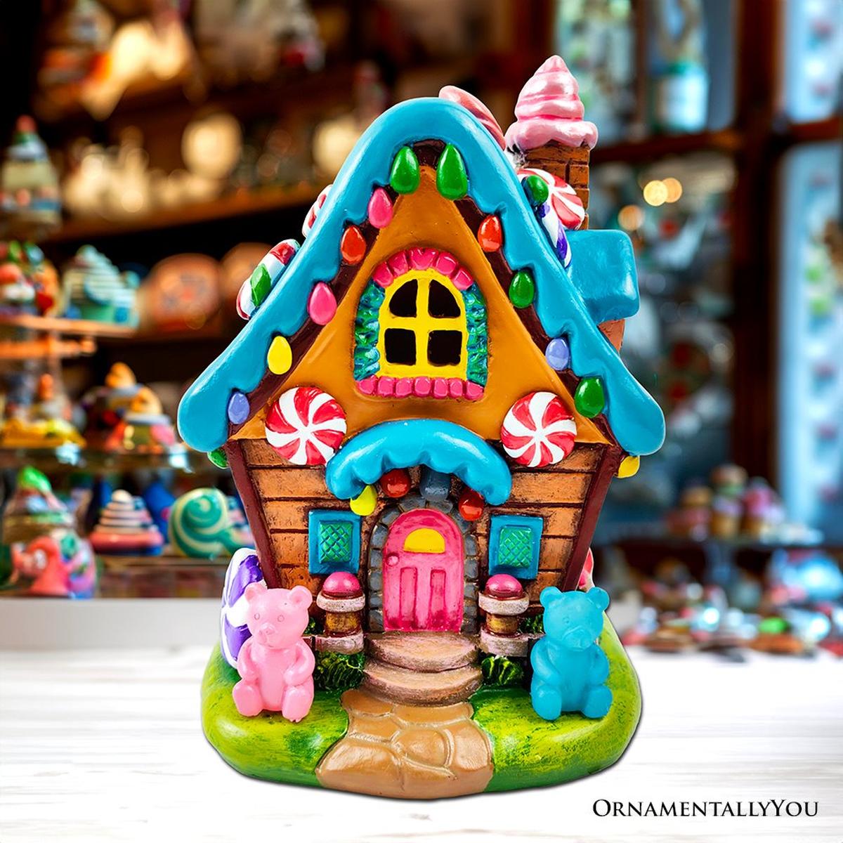 Shop For 7" LED Sugary Haven Candy House Figurine