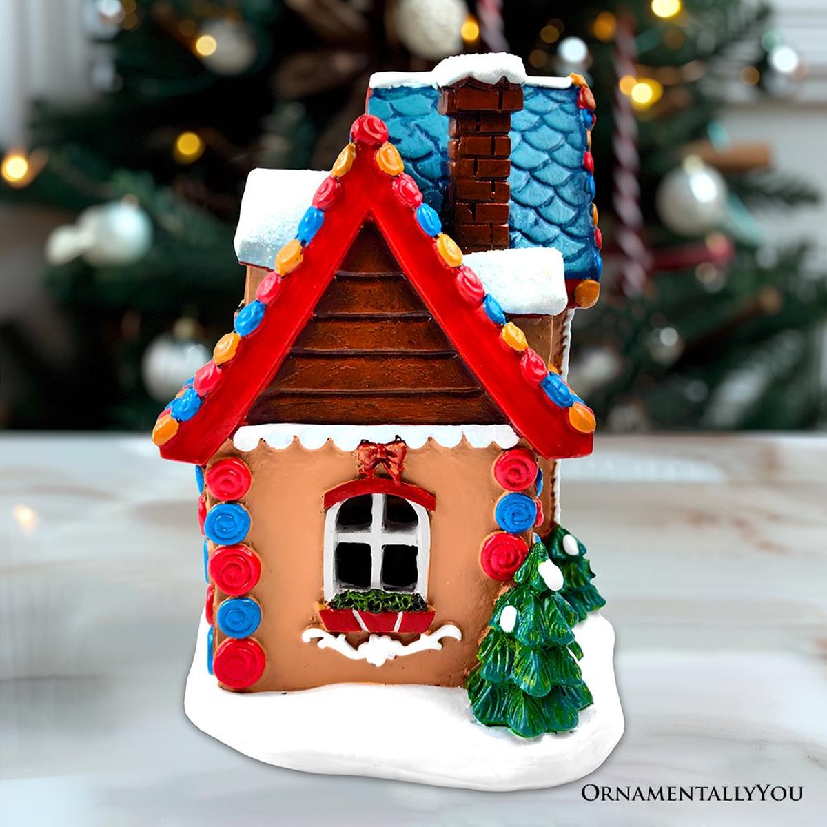 Shop For 7" LED Whimsically Sweet Gingerbread House
