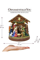 Shop For 7" Radiant Nativity Scene Statue Figurine