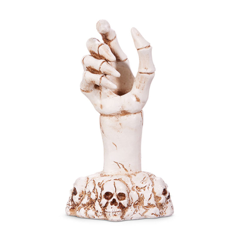 Shop For 7" Skeleton Hand Candle Holder
