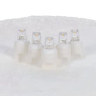 Shop For 70 5mm Warm White LED Christmas Lights, 4" Spacing, White Wire