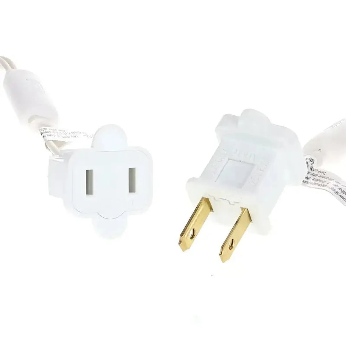 Shop For 70 5mm Warm White LED Christmas Lights, 4" Spacing, White Wire