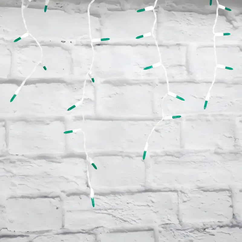 Shop For 70 M5 Green LED Icicle Lights