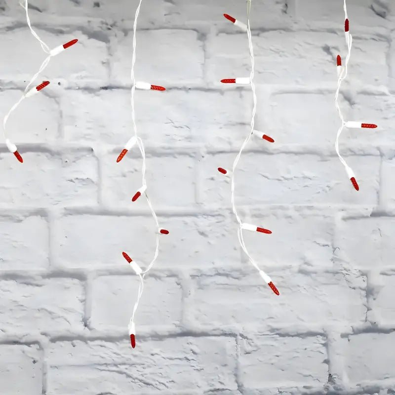 Shop For 70 M5 Red LED Icicle Lights