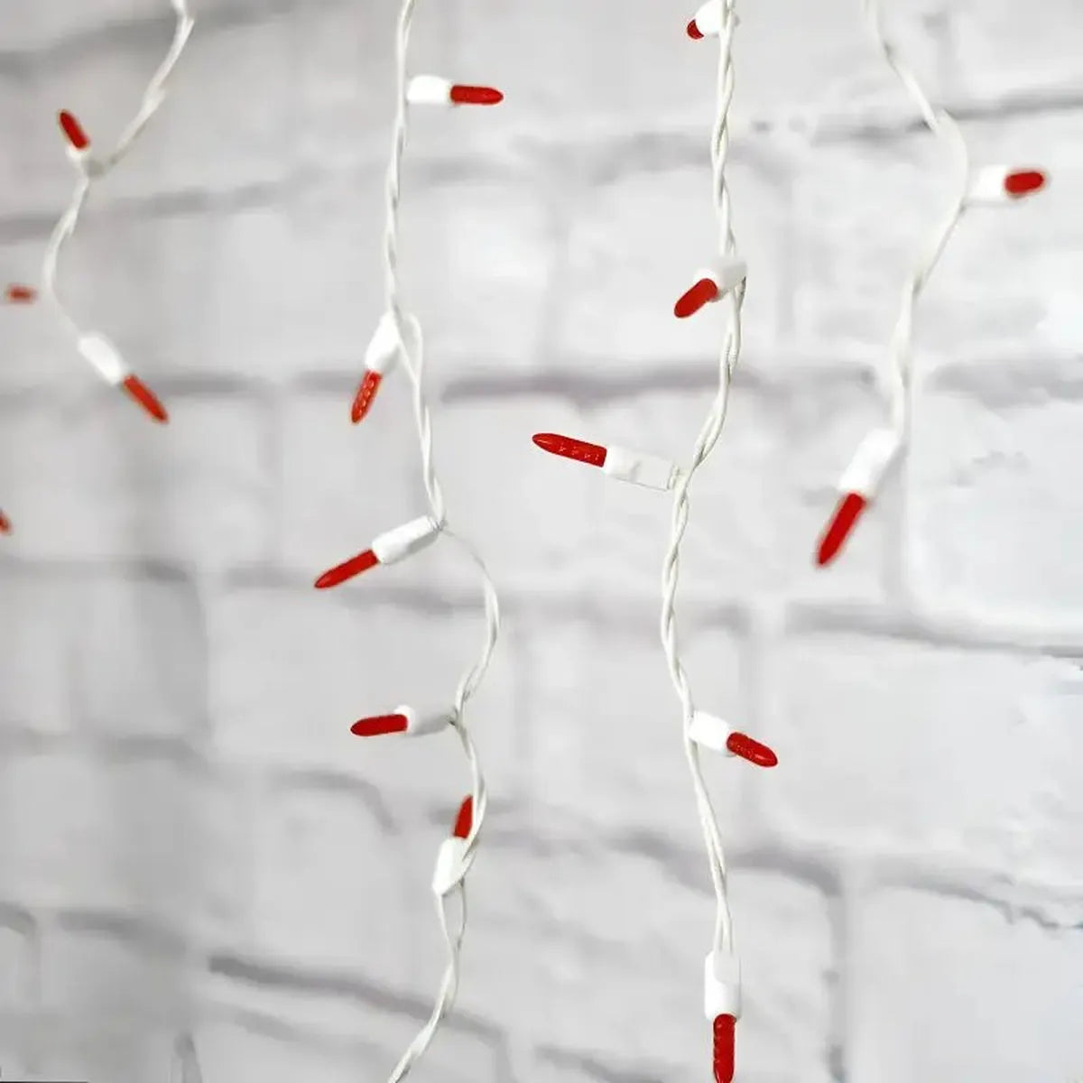 Shop For 70 M5 Red LED Icicle Lights