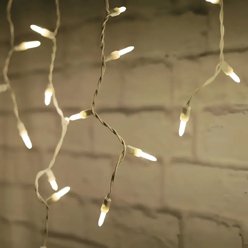 Shop For 70 M5 Warm White LED Icicle Lights