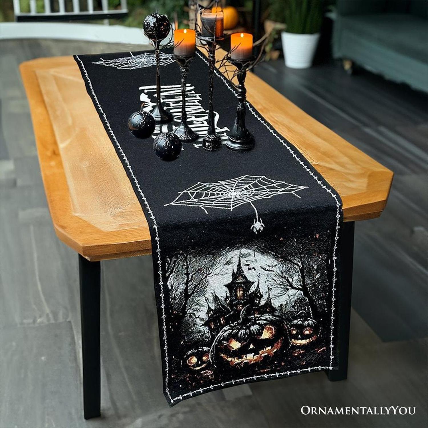 72" Haunted Horrors Table Runner