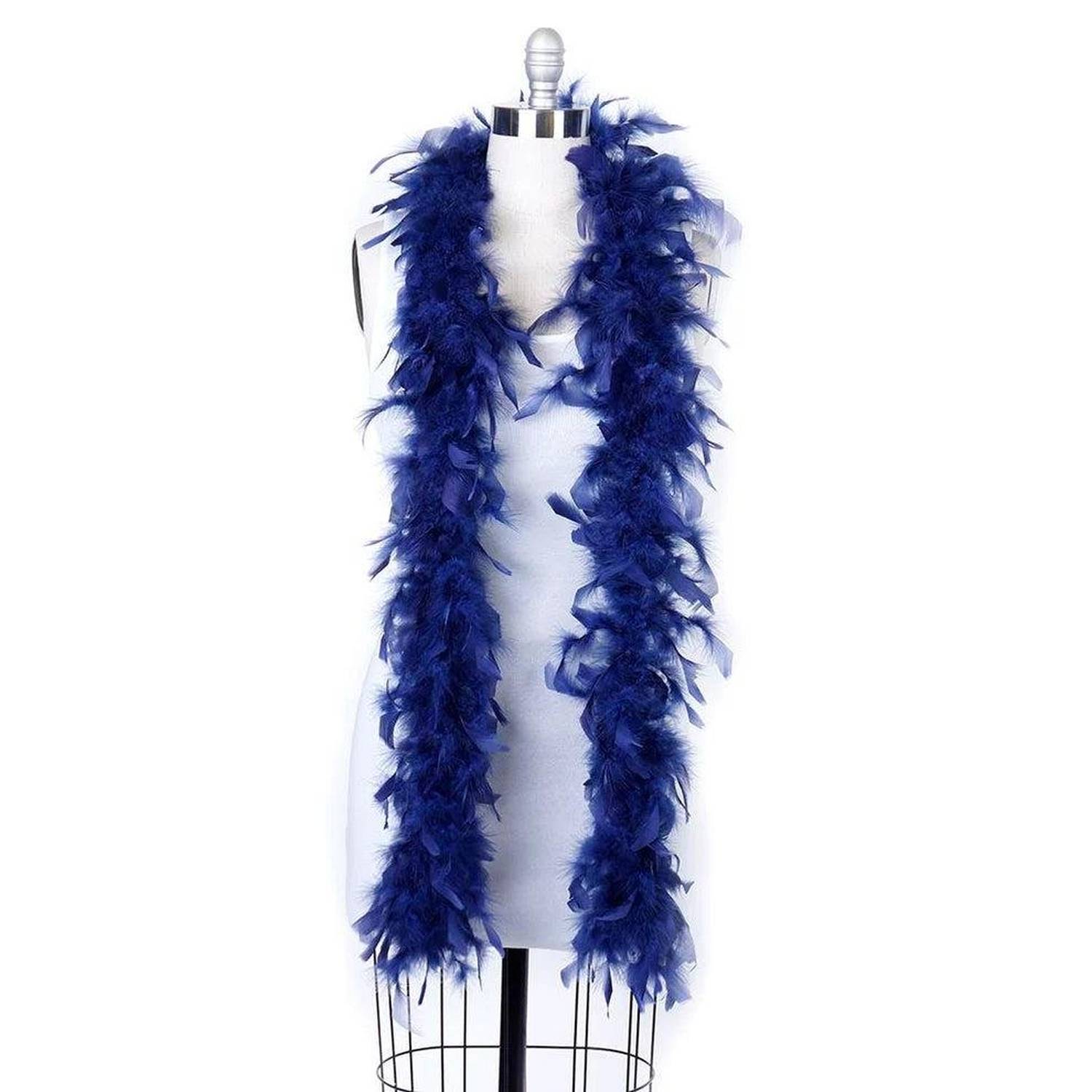 Shop For 72in Chandelle Boas: Navy Blue