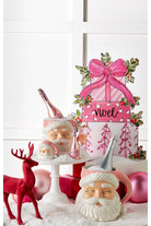 Shop For 7.5" Ceramic Pink Santa Mug Container