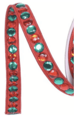 Shop For .75" Gumdrop Garland Ribbon: Red/Green (5 Yards)