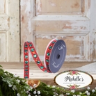 Shop For .75" Gumdrop Garland Ribbon: Red/Green (5 Yards)