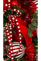 Shop For .75" Gumdrop Garland Ribbon: Red/White (5 Yards)