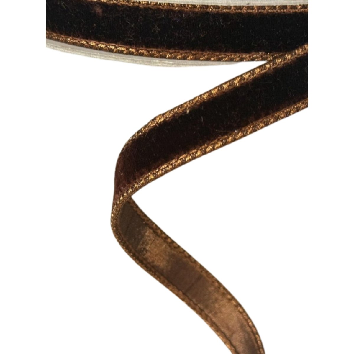 Shop For .75" Velvet Luster Ribbon: Chocolate Brown (10 Yards)