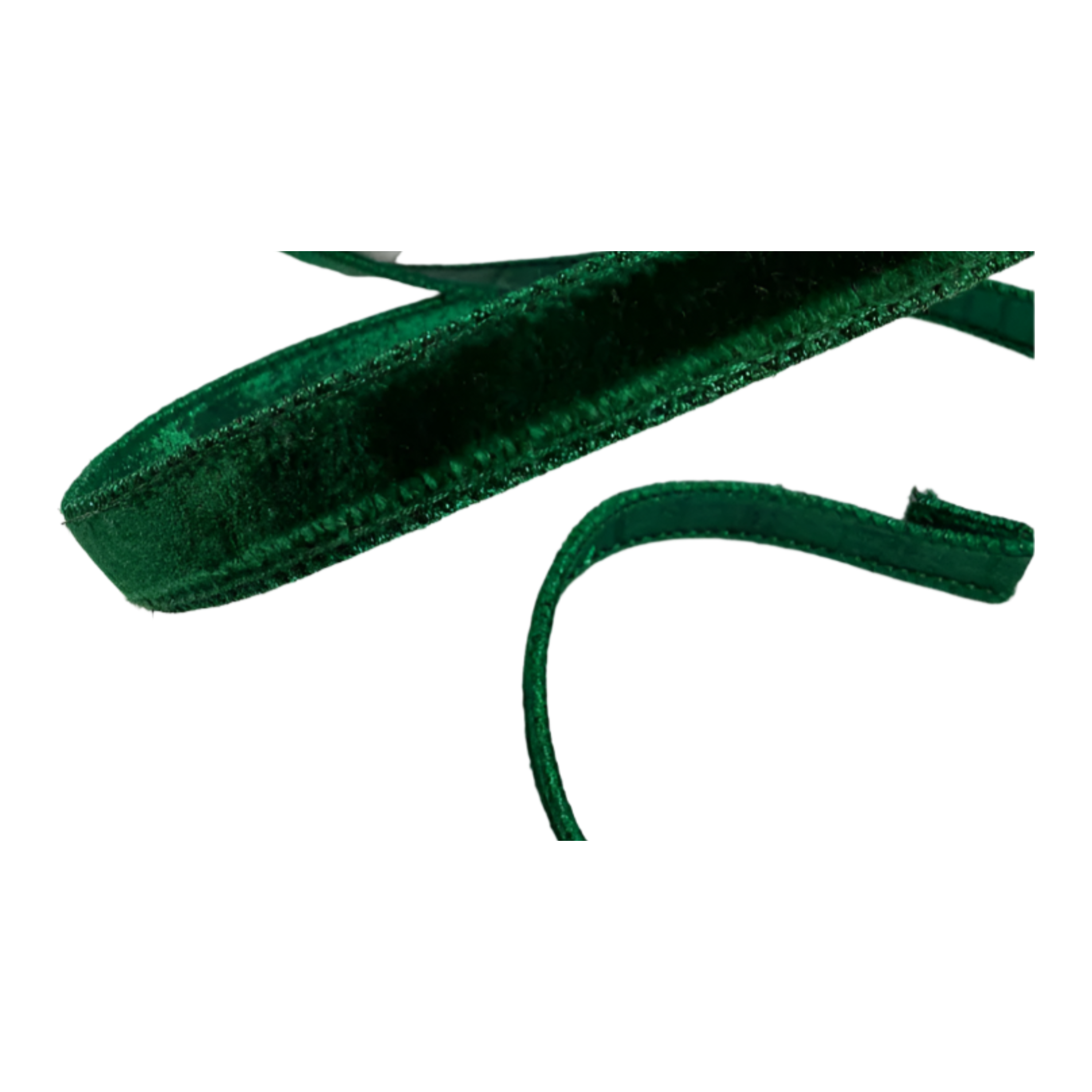 Shop For .75" Velvet Luster Ribbon: Emerald Green (10 Yards)