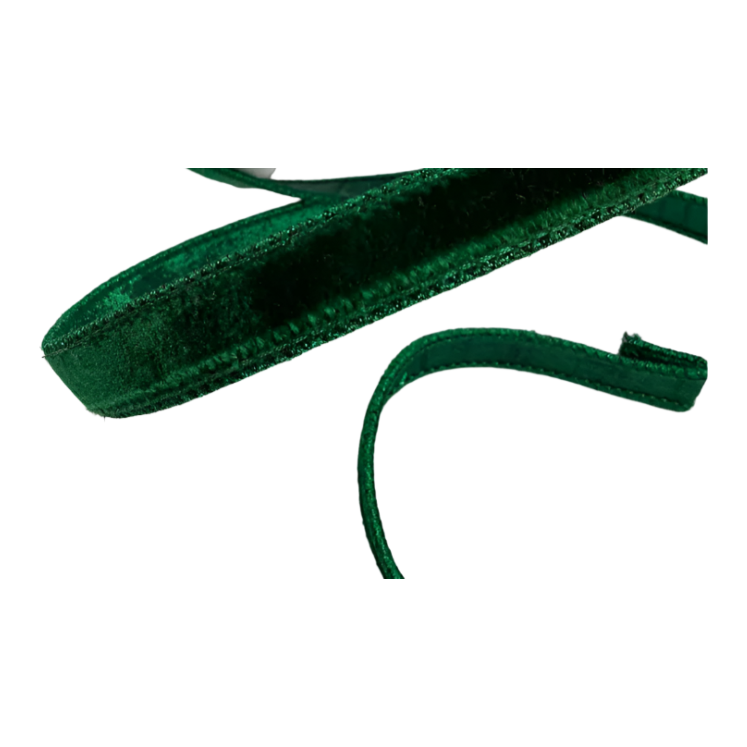 Shop For .75" Velvet Luster Ribbon: Emerald Green (10 Yards)