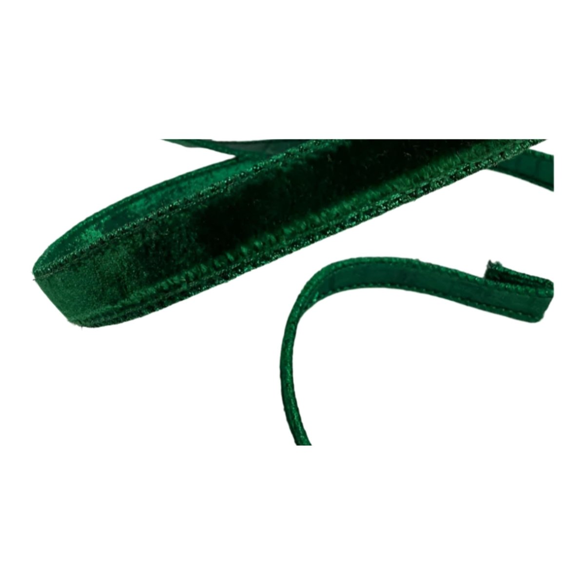 Shop For .75" Velvet Luster Ribbon: Emerald Green (10 Yards)