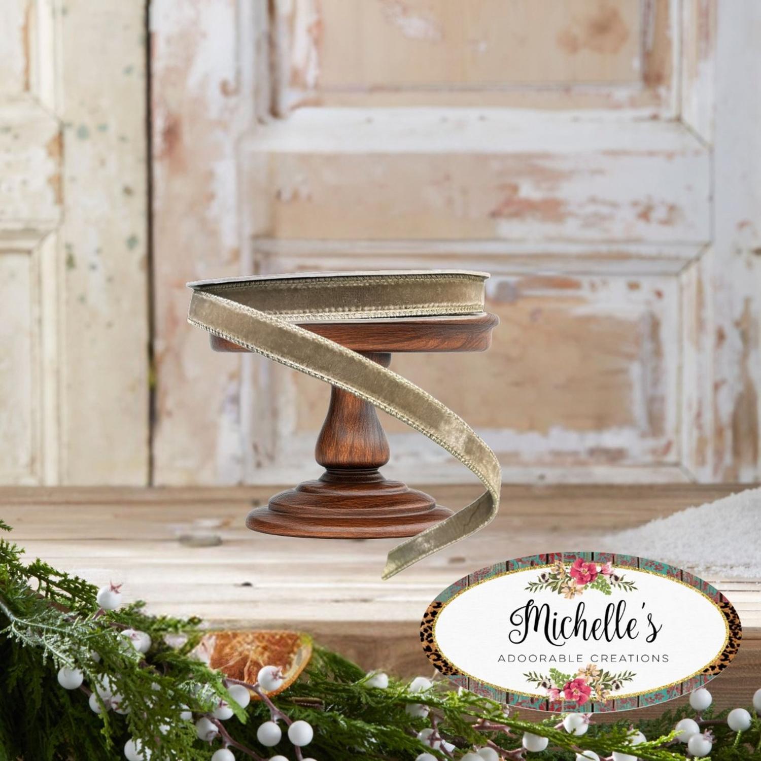 .75" Velvet Luster Ribbon: Mink (10 Yards)