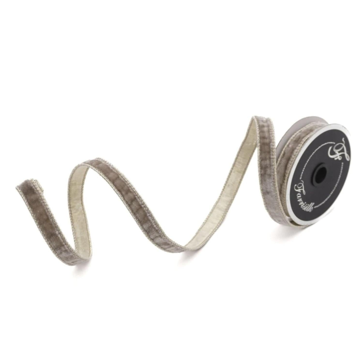 Shop For .75" Velvet Luster Ribbon: Mink (10 Yards)