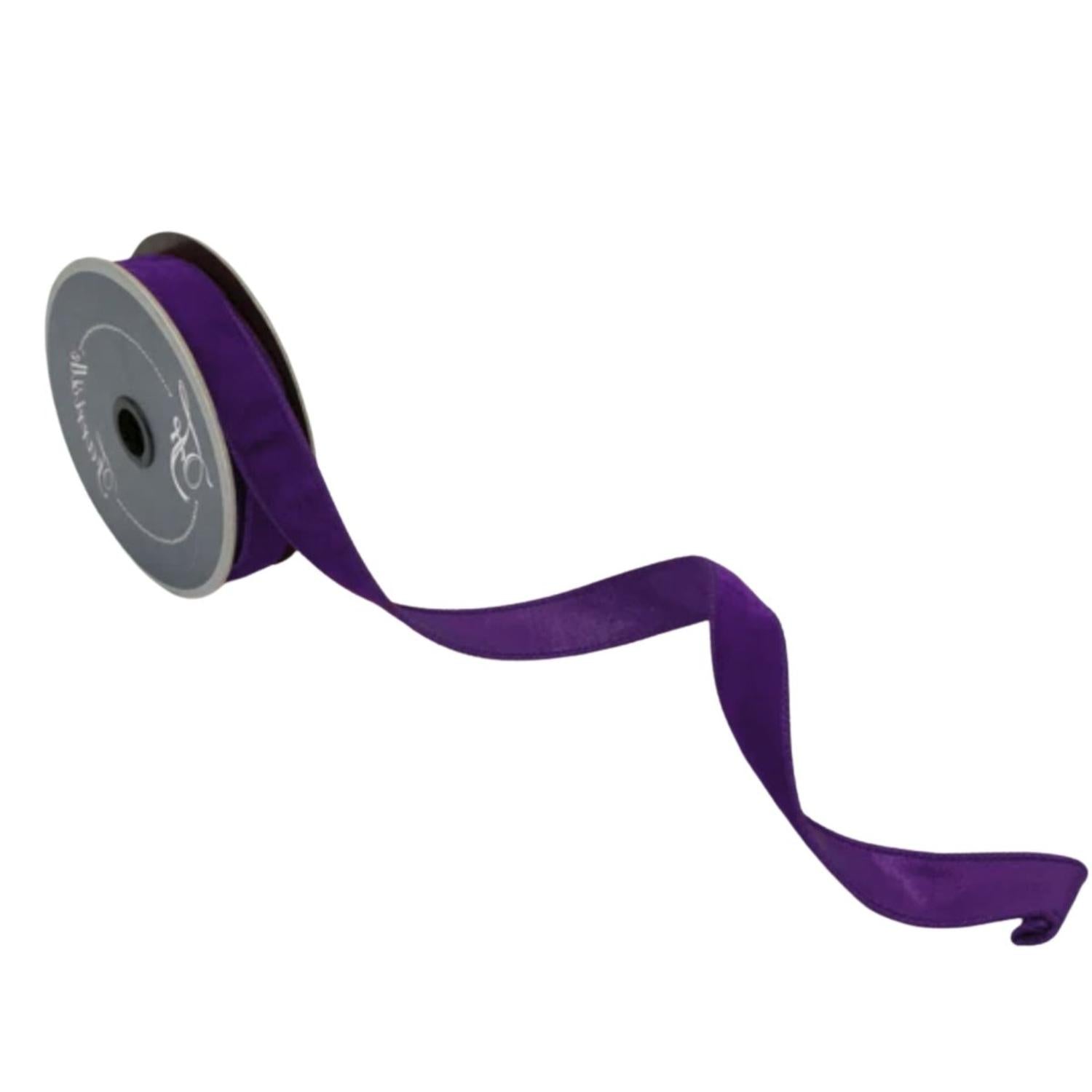 .75" Velvet Luster Ribbon: Purple (10 Yards)