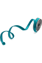 Shop For .75" Velvet Luster Ribbon: Teal (10 Yards)