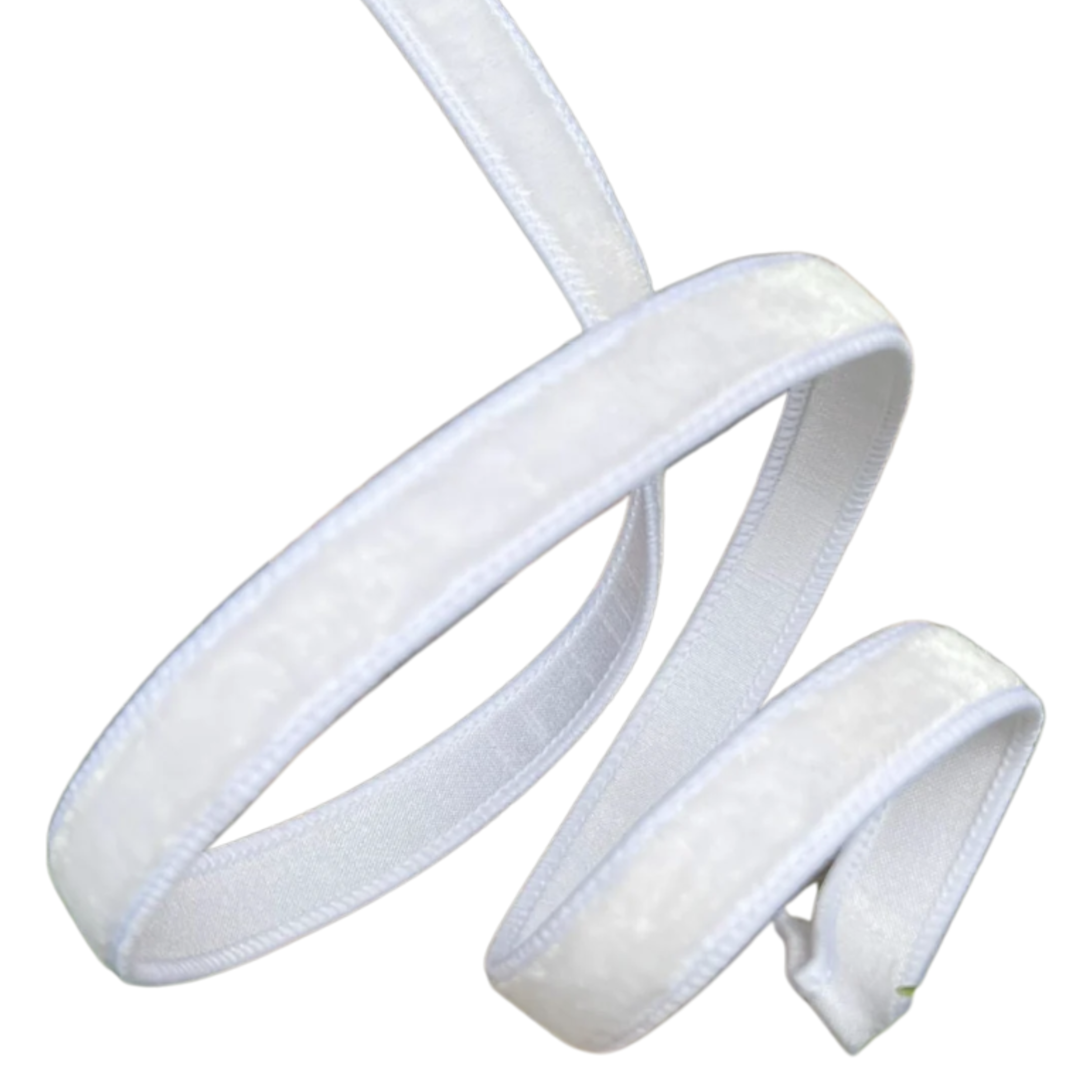 Shop For .75" Velvet Luster Ribbon: White (10 Yards)