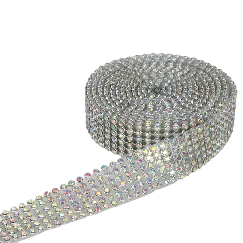 Shop For .75in Rhinestone Ribbon: Iridescent (2 Yards)