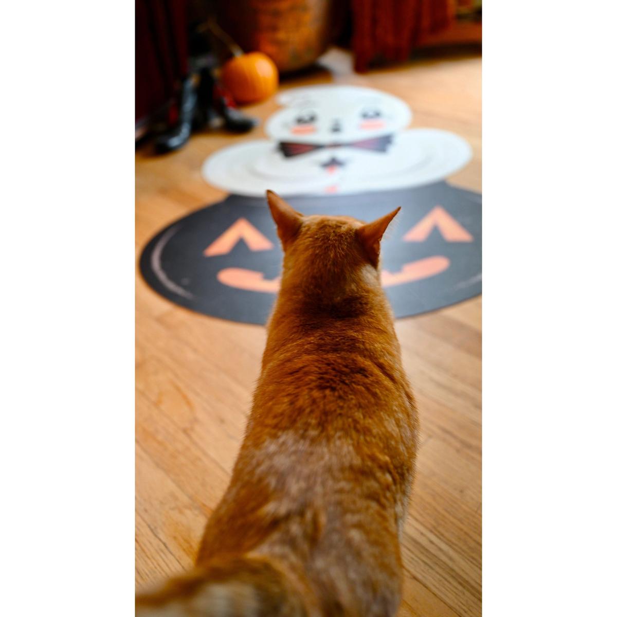 Shop For 76" Ghostie Die Cut Vinyl Halloween Floor Decor