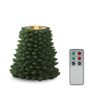 Shop For 7.75 Inch Green Christmas Tree LED Water Candle