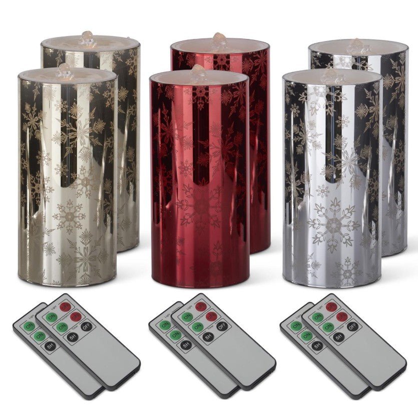Shop For 7.75in Mirrored LED Water Candles