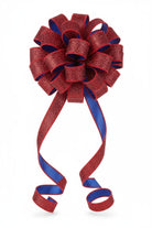 Shop For 7/8" Glitter Fused Ribbon: Red/Blue (10 Yards)