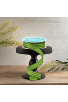 Shop For 7/8" Glitter Vertical Stripe Ribbon: Lime Green (10 Yards)