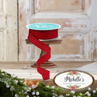 Shop For 7/8" Glitter Vertical Stripe Ribbon: Red (10 Yards)