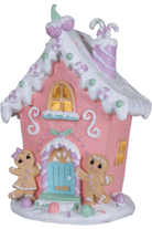 Shop For 7.8" LED Pink Gingerbread House